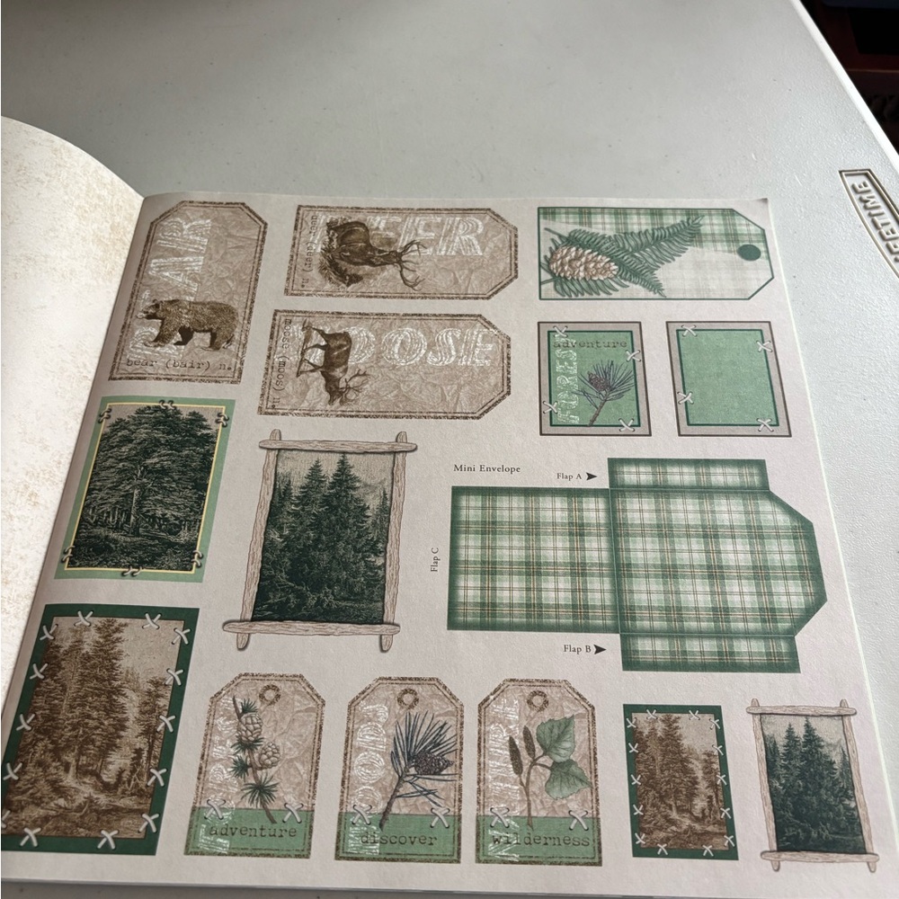 Vintage Travel Scrapbook Paper Set various pieces see pics. Vacation value pack - Picture 4 of 16